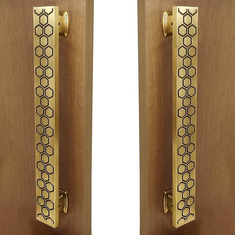 VOLO Door Handle for Main Door Antique Finish PullPush Handle for Wooden and Glass Doors in Home Hotel Office Model SAM05 1 450MM - Image 4