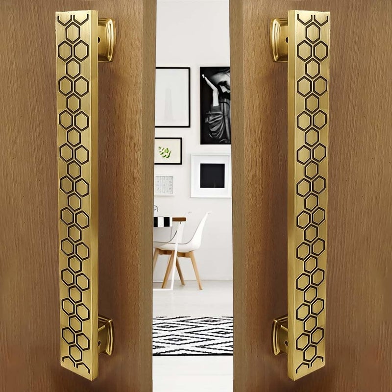 VOLO Door Handle for Main Door Antique Finish PullPush Handle for Wooden and Glass Doors in Home Hotel Office Model SAM05 1 450MM - Image 1