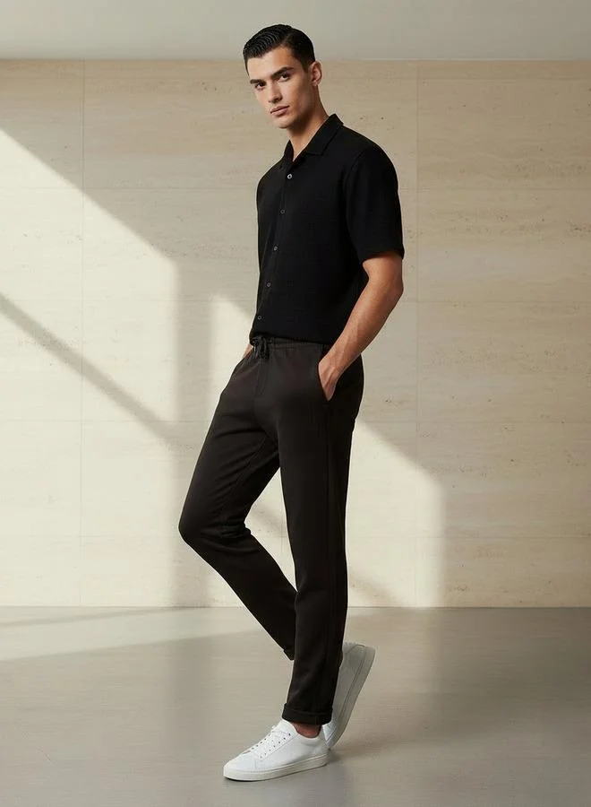 Splash FAV Smart Slim Fit Pique Pants