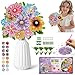 Nardoll Crafts for Girls 812 Make Your Own GEM Art Flower Bouquet Arts and Crafts for Kids Ages 812 Diamond Art Kits for Kids 5D Dimond Art Paintings DIY Art Craft Gifts for 4 5 6 7 10 Year Old - Image 3