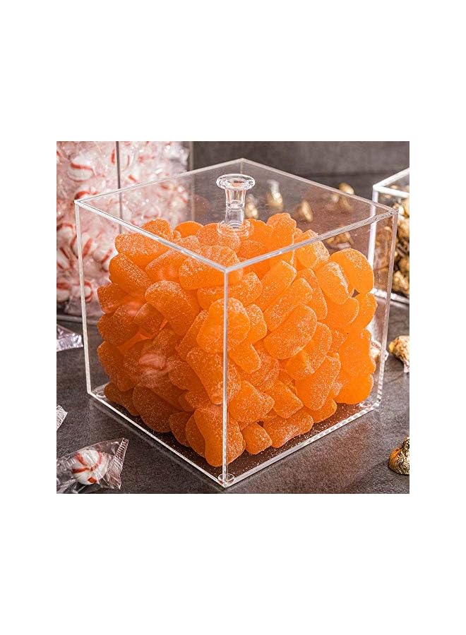 The Bros RWP0400C Clear Tek Acrylic Medium Candy Container - Display Box 1Ct - Image 3