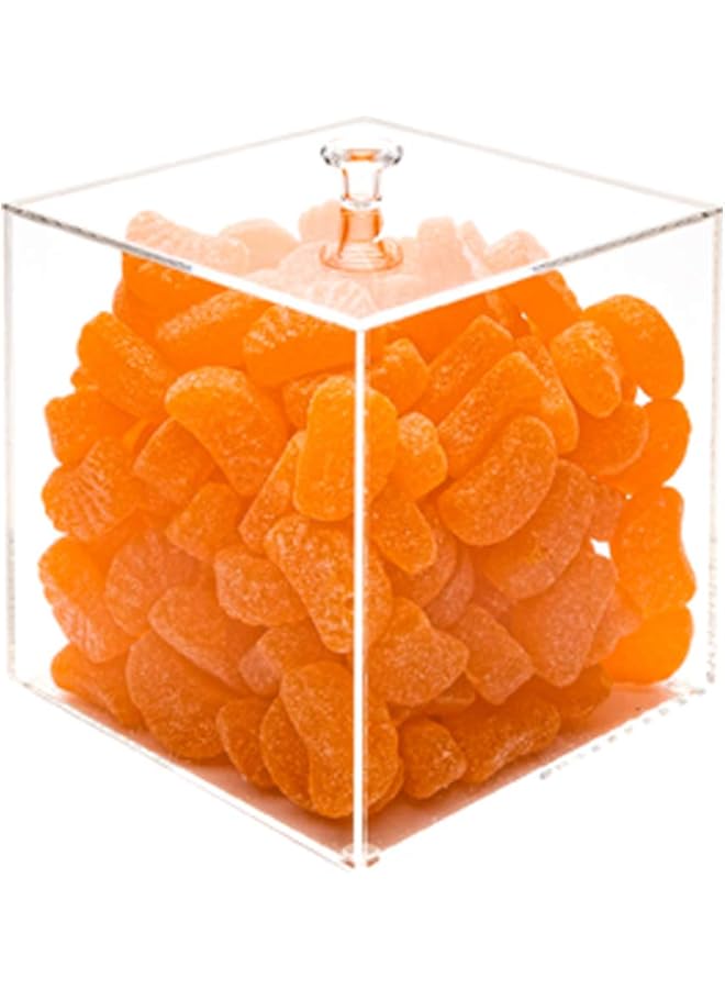 The Bros RWP0400C Clear Tek Acrylic Medium Candy Container - Display Box 1Ct - Image 1