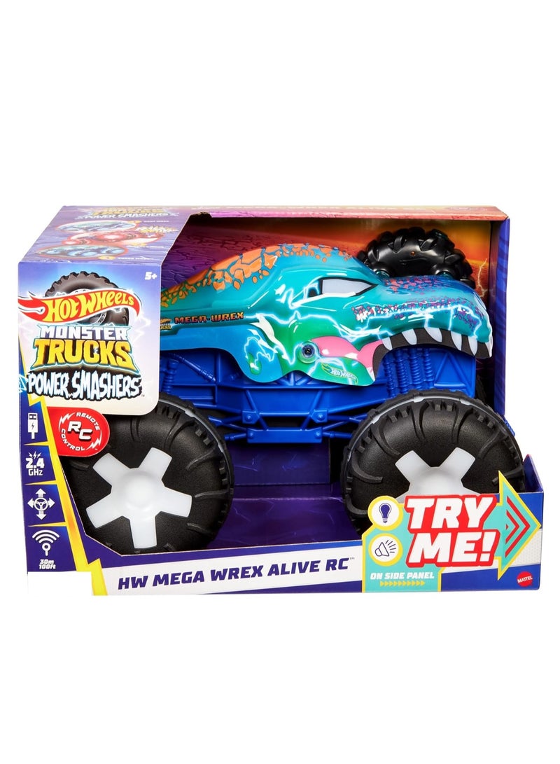Hot Wheels سيارة هوت ويلز الوحش ميغا وركس أليف RC - Image 5