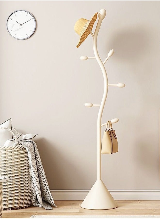C&C Home Classic Coat Stand Clothes Rack Hat Stand Freestanding Hanger with Multi Hooks High Grade Iron Tree Clothes Rack for Hat Clothes Scarves Handbags Umbrella for Living Room Bedroom Offices 30x168 cm  - Image 1