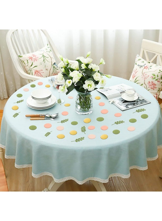 BeYumi 300Pcs Sage Olive Green Peach Blush Round Scatter Confetti Dots Greenery Eucalyptus Paper Confetti Table Decoration Bridal Wedding Confetti Baby Shower Birthday Summer Holiday Party Supplies - Image 4