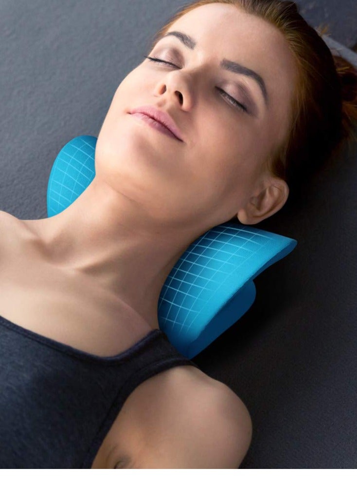 Daytoyz Neck and Shoulder Relaxer, Cervical Traction Device for TMJ Pain Relief and Cervical Spine Alignment, Chiropractic Pillow Neck Stretcher - Image 3