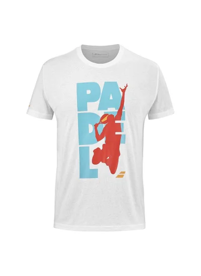 Babolat Babolat Padel Tshirt Padel-6Ms22441-1000, Color - White, (French Brand)