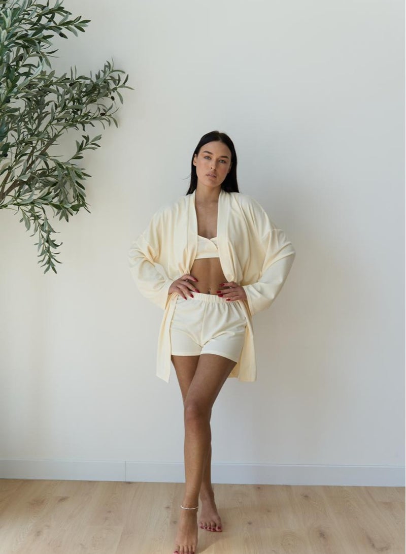 SOFT AND SPORTY Calm 3-piece set Ivory - Image 2