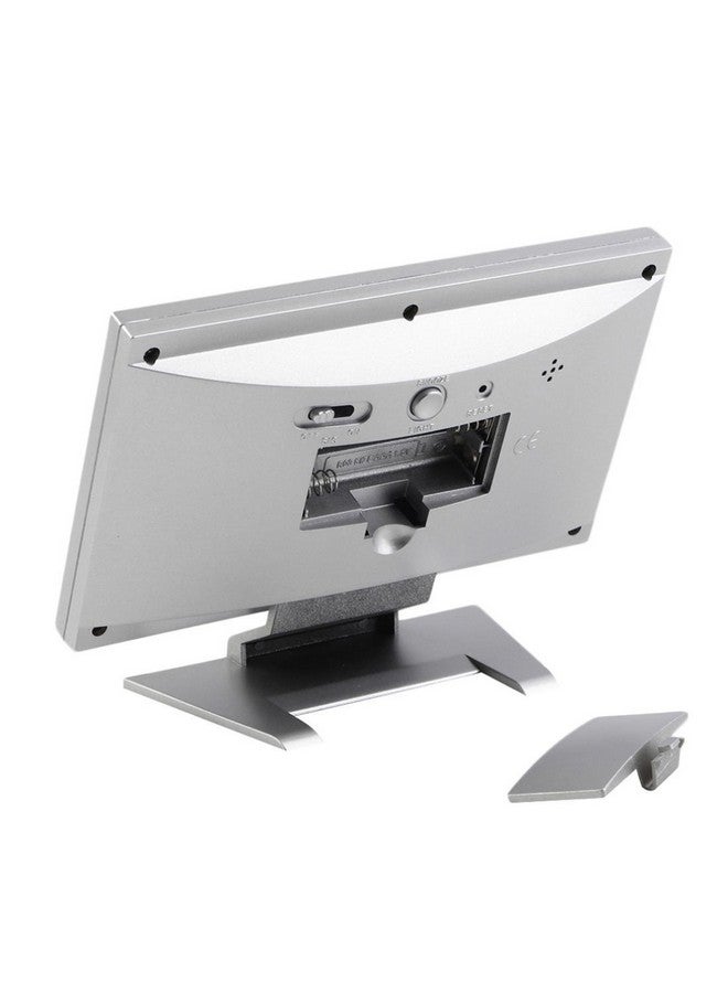 ROYALS ساعة رقمية LCD من رويالز مع تقويم، مستشعر حرارة، منبه لطاولة ومكتب الدراسة، ساعة بأرقام كبيرة - Image 5