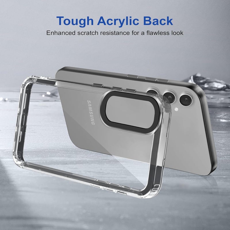 ZAPCASE Back Case Cover for Samsung Galaxy A55 5G | Compatible for Samsung Galaxy A55 5G Back Cover | Case Cover with Camera Protection | (TPU + PC | Translucent Black) - Image 5