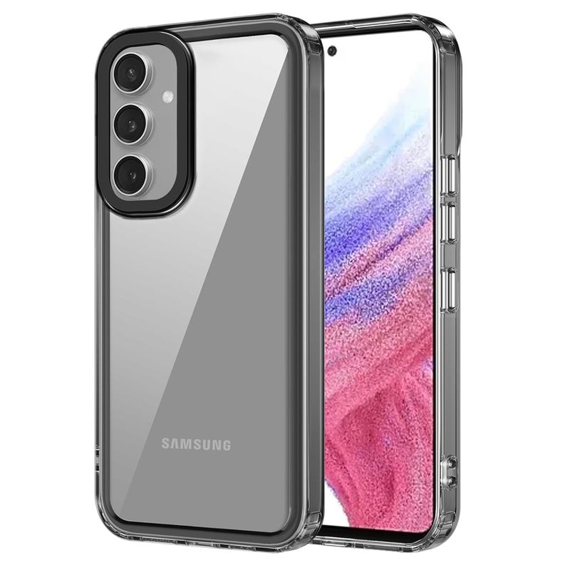 ZAPCASE Back Case Cover for Samsung Galaxy A55 5G | Compatible for Samsung Galaxy A55 5G Back Cover | Case Cover with Camera Protection | (TPU + PC | Translucent Black) - Image 1