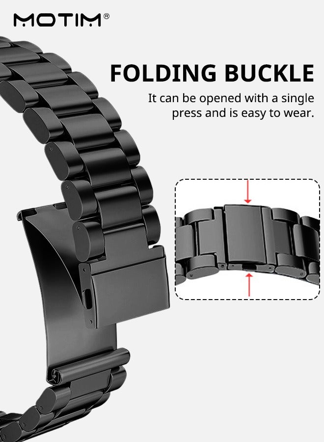 Motim Stainless Steel Apple Watch Band 49mm 46mm 45mm 44mm 42mm Women men, Sport Strap Replacement WristBands for iWatch SE SE2& Series 11/10/9/8/7/6/5/4 Ultra 2 - Image 3