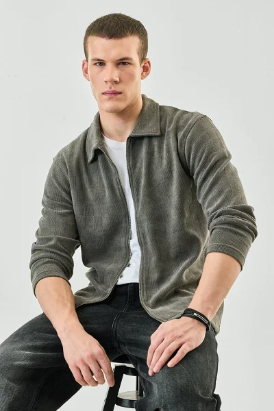 سنيتش Regular Fit Zipper Jacket