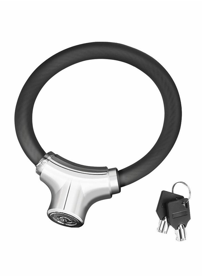 Generic Mini Bike Lock Cable Portable Anti-Theft Bike Bicycle Lock Security Cycling Cable Lock Zinc Alloy Senior Waterproof Travel Luggage Locks Helmet Lock  - Image 1
