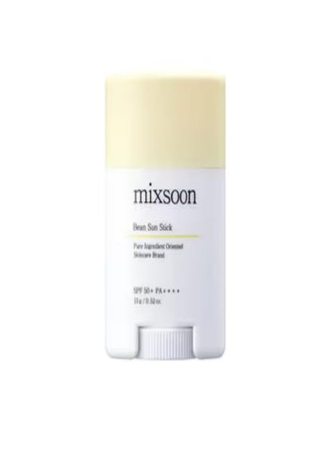 mixsoon Bean Sunstick SPF50+ PA++++ (15g) Korean Sunscreen Stick with Bean Extracts & Niacinamide, Portable, Waterproof, Sweat-Resistant UV Protection Sunscreen, No White Cast, Hydrating, Lightweight Daily Sun Care for All Skin Types