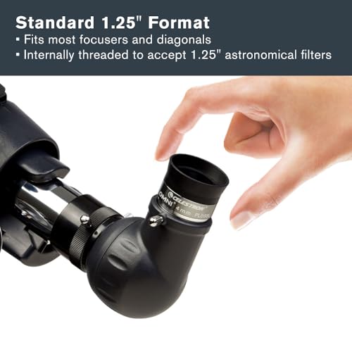 Celestron Omni Series 1-1/4 4MM Eyepiece Lens (Black,Silver) - Image 5