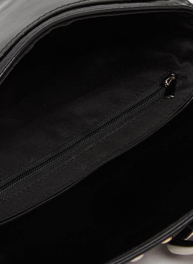 ستايلي حقيبة كتف مزينة بالمسامير بحزام سلسلة - Image 4