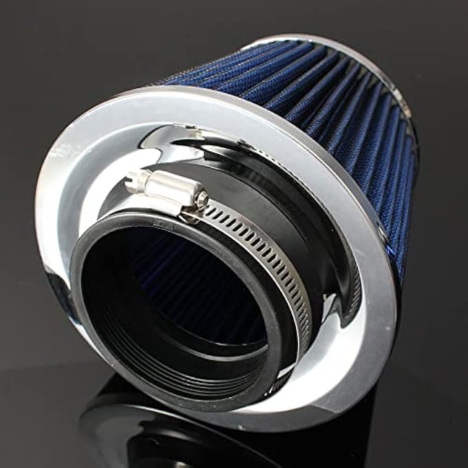 Labymos 64-76mm/3'' Universal Car Cold Air Intake Filter Induction Pipe Power Flow Hose System - Image 4