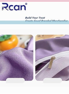 Rcan 3-Piece Set Children Student School Dormitory Embroidery Design Duvet Cover Set Single bed Kid's polyester Bedding Set Boy Girl 150x200cm  - Image 3