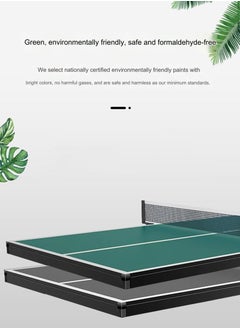 ETG Household Table Tennis Table Set, Foldable Mobile Table Tennis Table with Wheels 274*152*76CM  - Image 2
