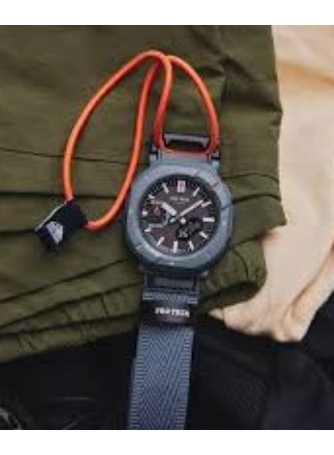 CASIO PRO TREK Analog-Digital Solar Watch PRJ-B001B-2J, 46 mm Black Dial, Bio-Resin Case & Cloth Strap, Bluetooth, 100 m WR - Image 2