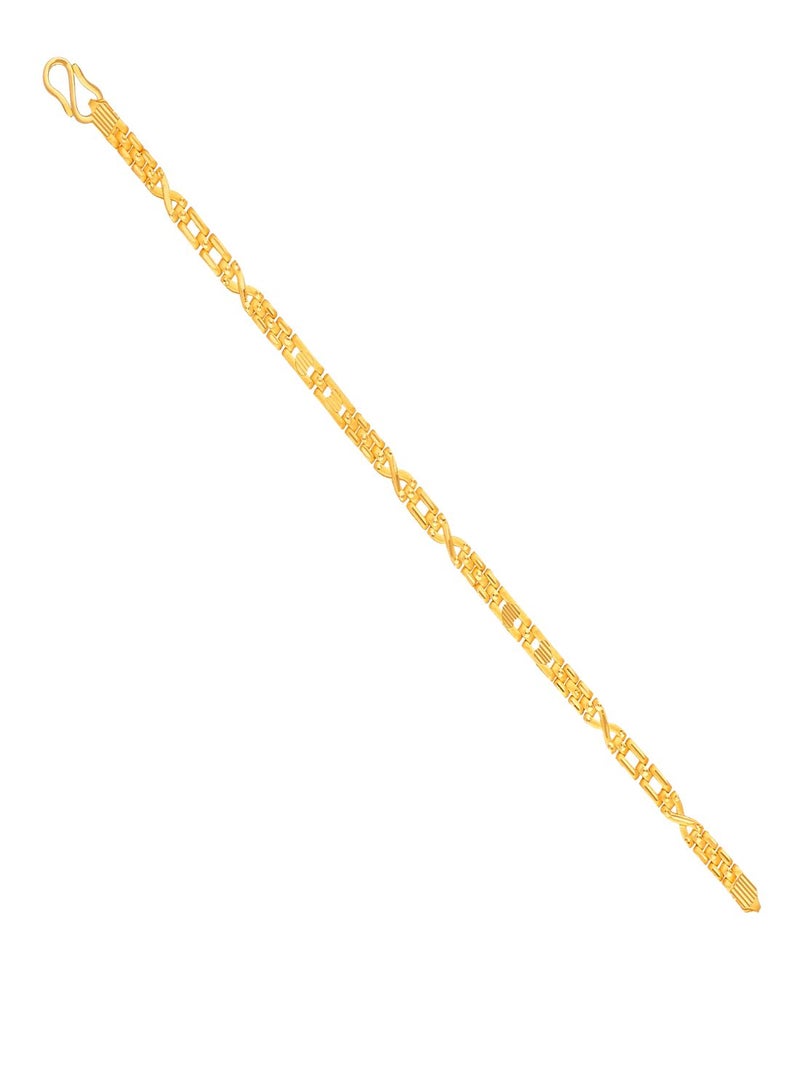Malabar Gold and Diamonds 22 KT 916 Purity Gold Bracelet BRNOB40036  - Image 2