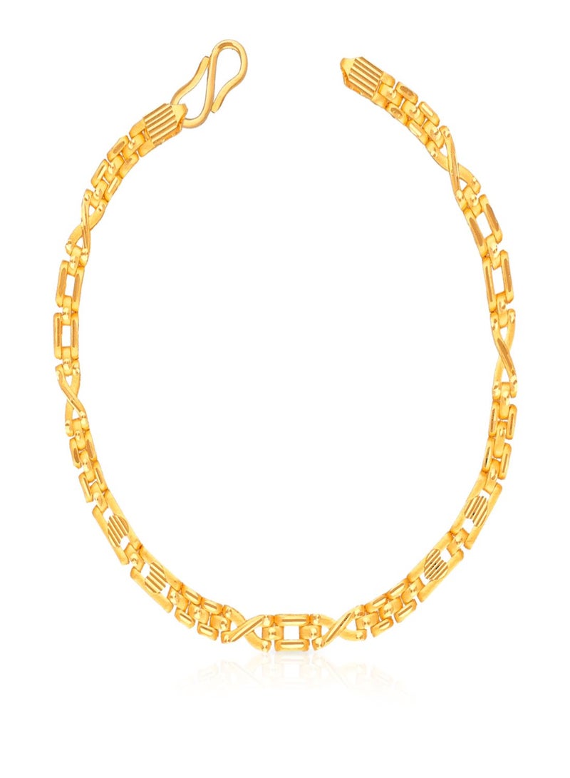 Malabar Gold and Diamonds 22 KT 916 Purity Gold Bracelet BRNOB40036  - Image 1