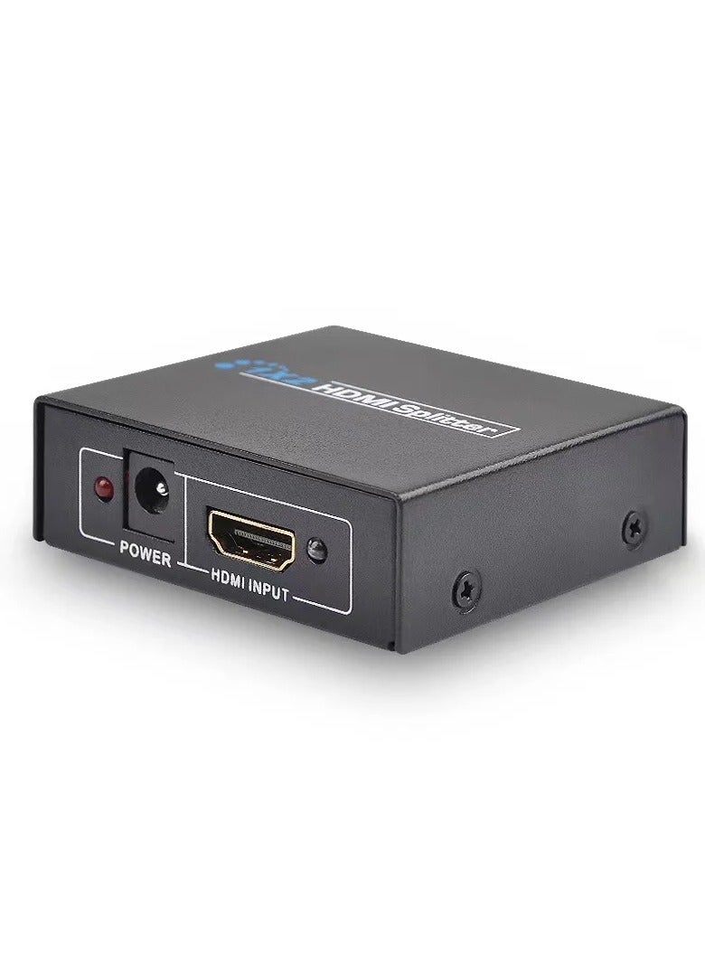 1080p HDMI Splitter 1×2 – HDCP Supported Video Adapter – Dual Output to HD Display & Speaker - Image 3
