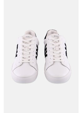 DKNY Women Medium Abeni Lace Up Casual Shoes, White  - Image 4