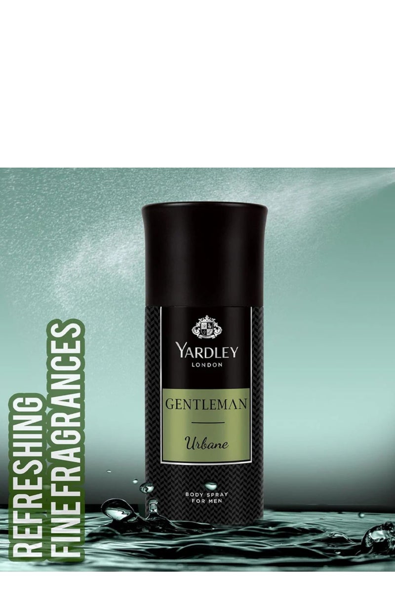 Yardley Gentleman Urban Deodorant Spray for Men 150 ml - Image 2
