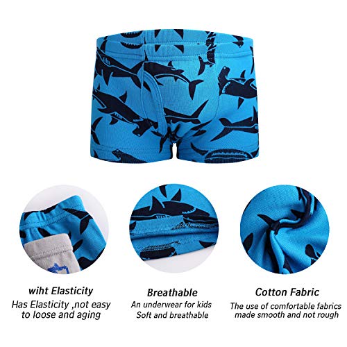 Taxzode Boys' Cool Comfort Breathable Soft Boxer Brief 6-Pack - Image 5