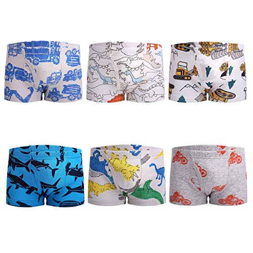 Taxzode Boys' Cool Comfort Breathable Soft Boxer Brief 6-Pack - Image 2