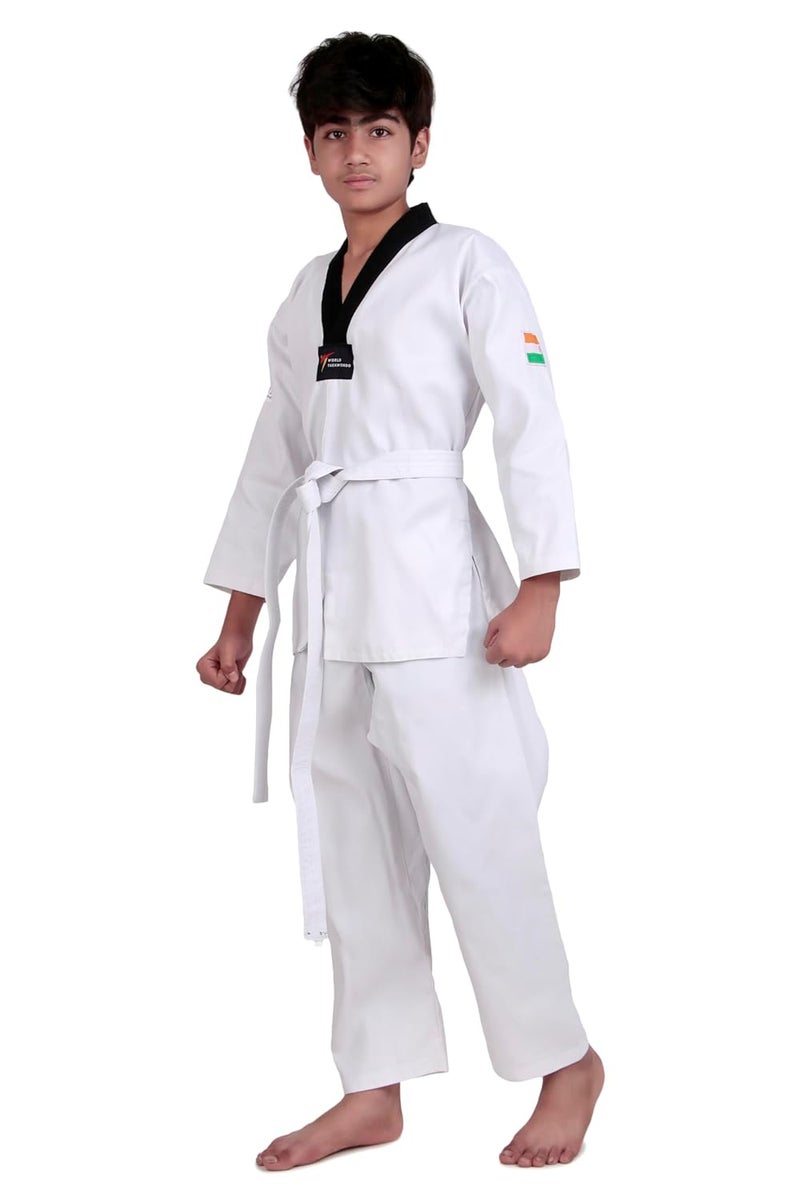 SKELETON Taekwondo Dress Uniform Made of Light Weight, Twill Weave, Basic Cut | - Image 3