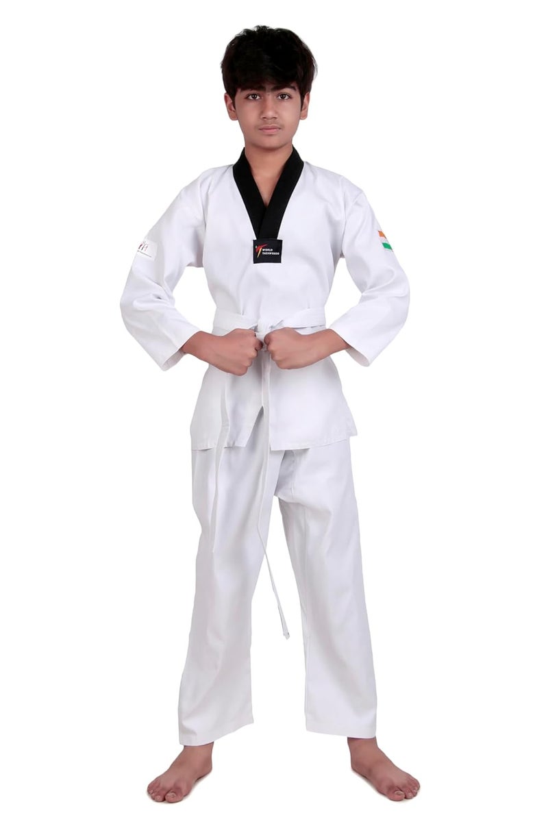 SKELETON Taekwondo Dress Uniform Made of Light Weight, Twill Weave, Basic Cut | - Image 2