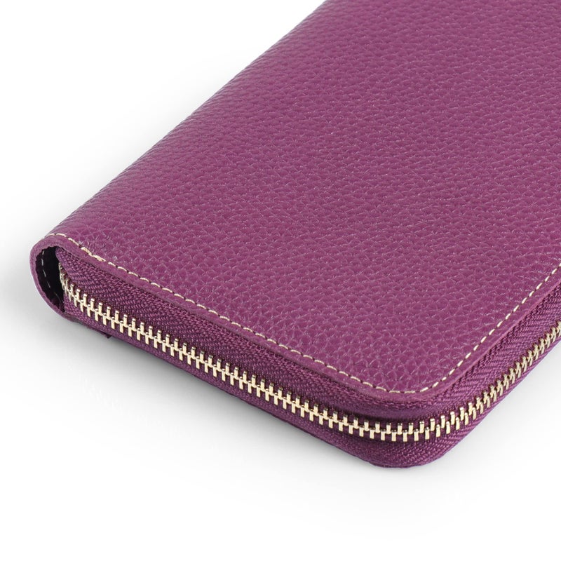 Londo Genuine Leather Padfolio â€“ Portfolio Folder with Pencil Holder, Notepad & Zipper Closure for Business, Office & Travel - Image 3