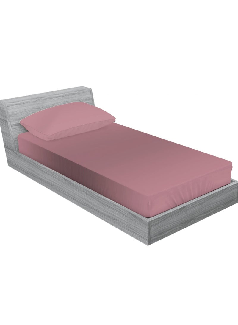 3-Piece Fitted Bed Sheet Set – 100% Cotton, 120x200 cm (Single Size)