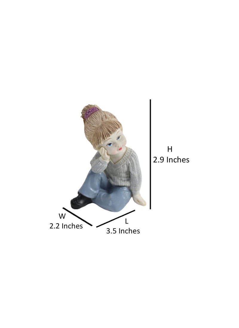 Wonderland Wonderland Thinking About Dreams Girl and Boy Figurine  - Image 4
