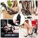 Ashoesert Sole Protector for High Heels Shoes Grips on Bottom of ShoesShoe Bottom Protectors Anti Slip Grips Self Adhesive Silicone Non Slip Shoe Pads6040Black - Image 4