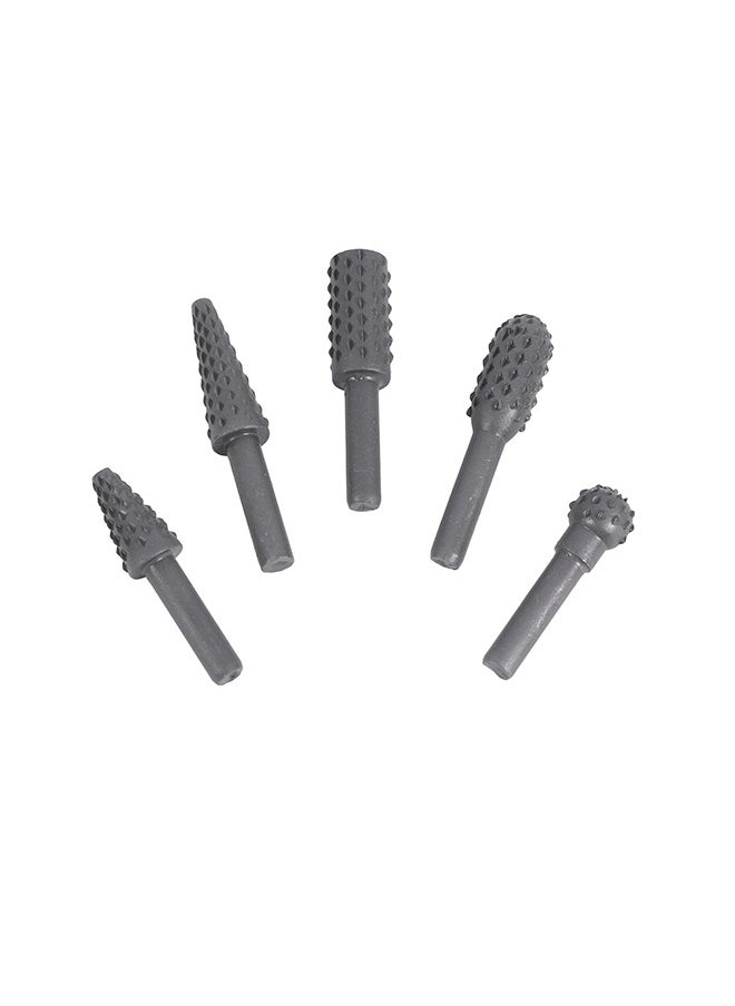 LAWAZIM Wood File Rotary Set - 5 Piece - Hex Shank Precision Burr Tools for Cutting, Grinding, Shaping, and Carving on Wood, Aluminum, and Iron - Ideal for Woodworking, Metalworking, and DIY Projects  - Image 4