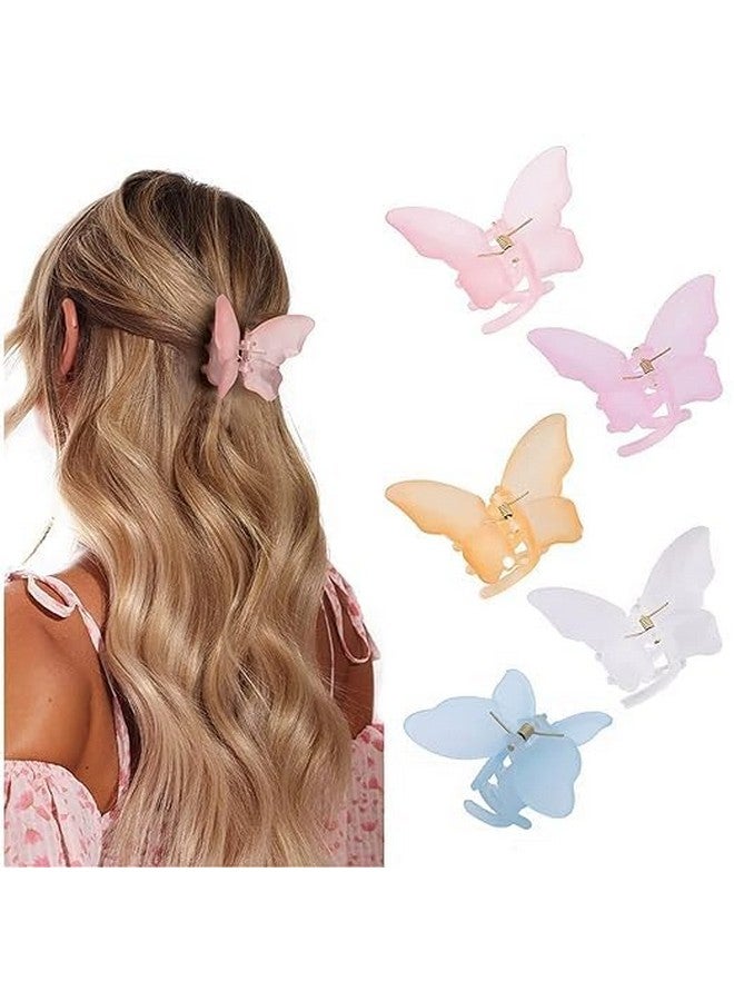 HOMSUN Butterfly Hair Clips Cute Hair Clips Hair Clips for Women Butterfly Claw Clips Butterfly Clips Claw Clips for Thin Hair Hair Clips Hair Accessories for Women (Two(2) Pcs, Butterfly Claw) - Image 2
