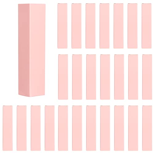 COSIDEA 50 PCS Empty Pink Lip Gloss Boxes W25 xW25 xH117mm / W0.98xW0.98xH4.6 inch, Cosmetic Perfume/Mascara Box Packaging for Small Business Wholesale, small Kraft Paper Box Luxury Holder Wrapping - Image 1