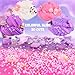 Rowecvce 6 Pack Pink Purple Slime kit for Kids Cloud Butter Clear Slimes Cute Animal Theme Party Favors Sensory Toys for Kids Girls Boys Ages 412 Goodie Bag Stuffers Birthday Gift Ideas Cute Stuff - Image 4