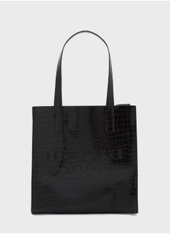 Buy Ted Baker Black Reptcon Small Tote Bag for Women in KSA