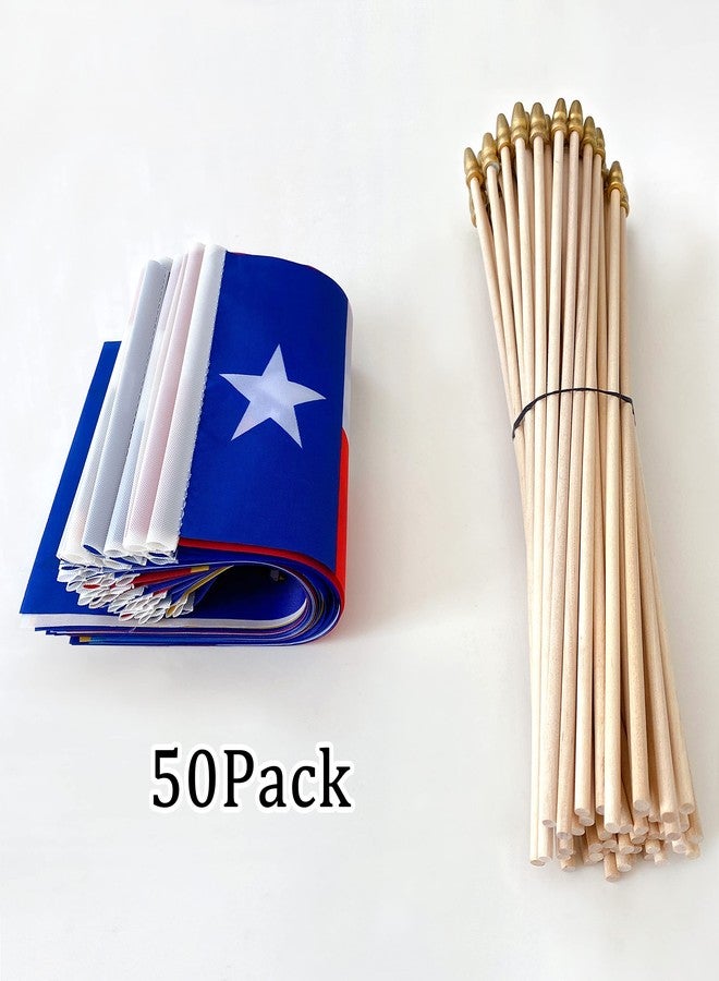 LyButty US 50 State Flags Set on Wood Stick Small Mini Hand Held Flags for Classroom,5x8 Inch - Image 3