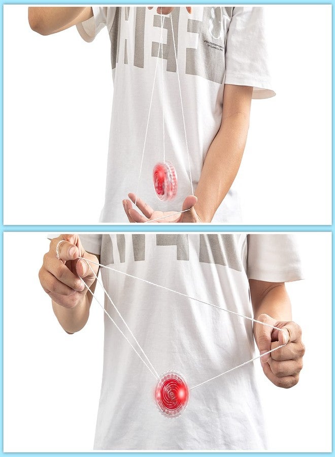 Gejoy 2 Pieces LED Light Up Beginner Toys Responsive Ball Bearing Toys for Birthday Christmas Party Goodie Bag Fillers Classroom Prizes (Tornado Style) - Image 5