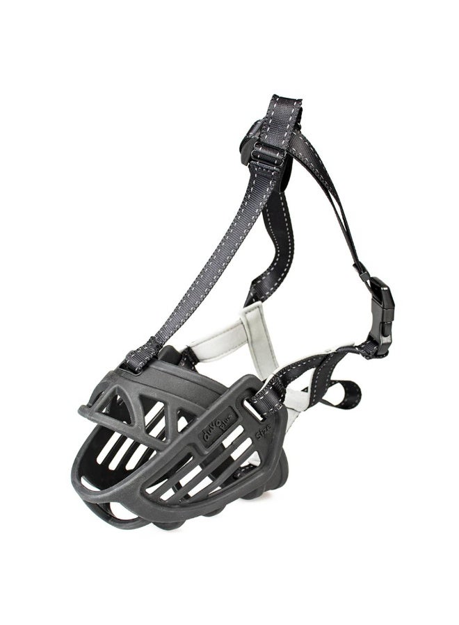 Duvo + Duvo+ Dog Muzzle Rubber Black[Size - XXL] - Image 1