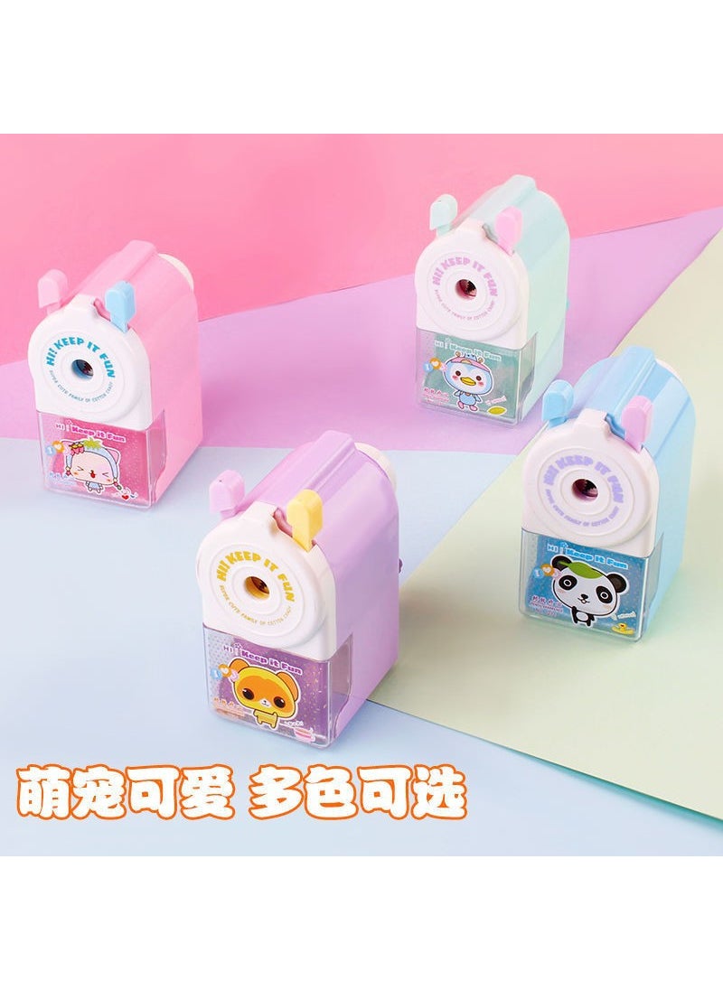 Generic - Cute Cartoon Animal Pencil Sharpener for Kids 7211 panda [blue]] - Image 1