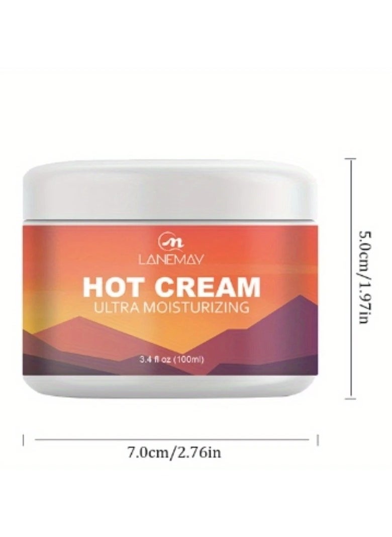LANEMAY LANEMAY Hot Gel for Soothing Massage and Enhanced Sweating - Moisturizing Body Formula Suitable for All Skin Types  - Image 2