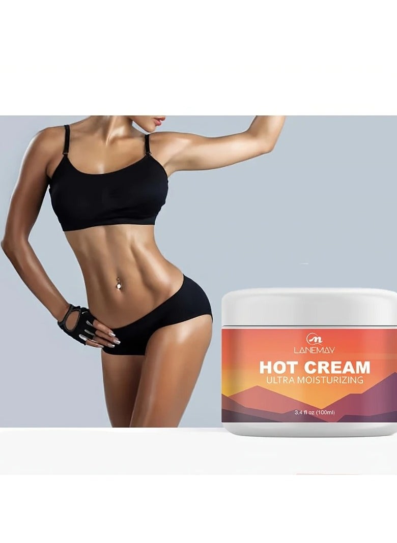 LANEMAY LANEMAY Hot Gel for Soothing Massage and Enhanced Sweating - Moisturizing Body Formula Suitable for All Skin Types  - Image 3