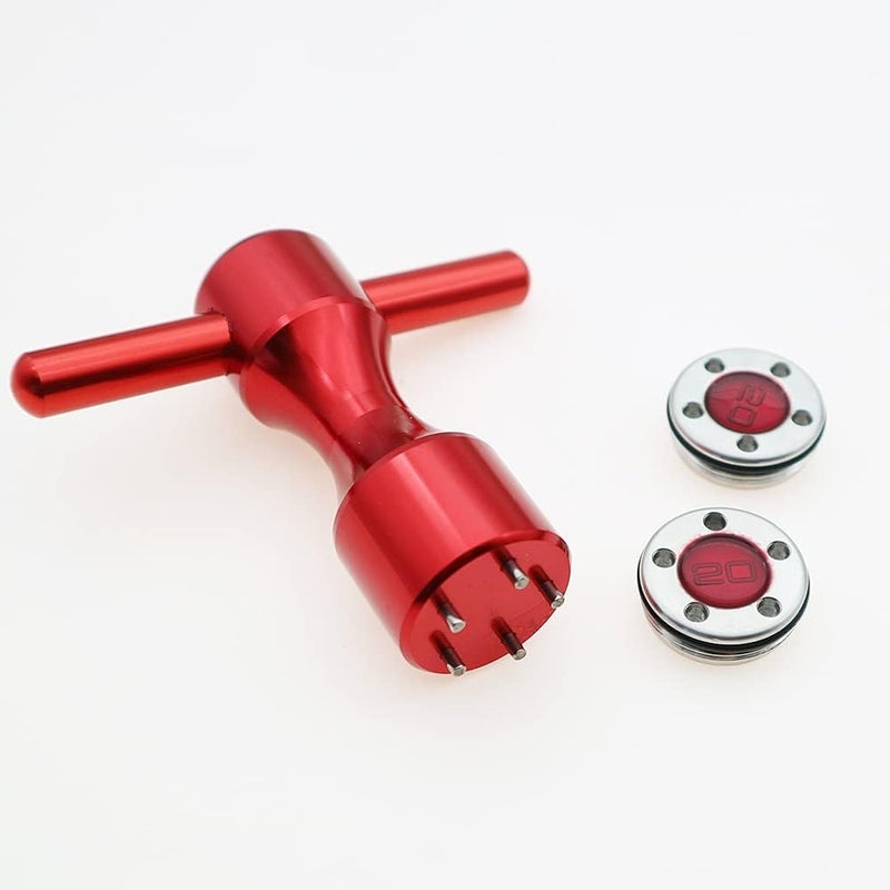 Ronsit 2 x 20g Custom Weights + Wrench for Titleist Scotty Cameron California Newport Putters Red - Image 2